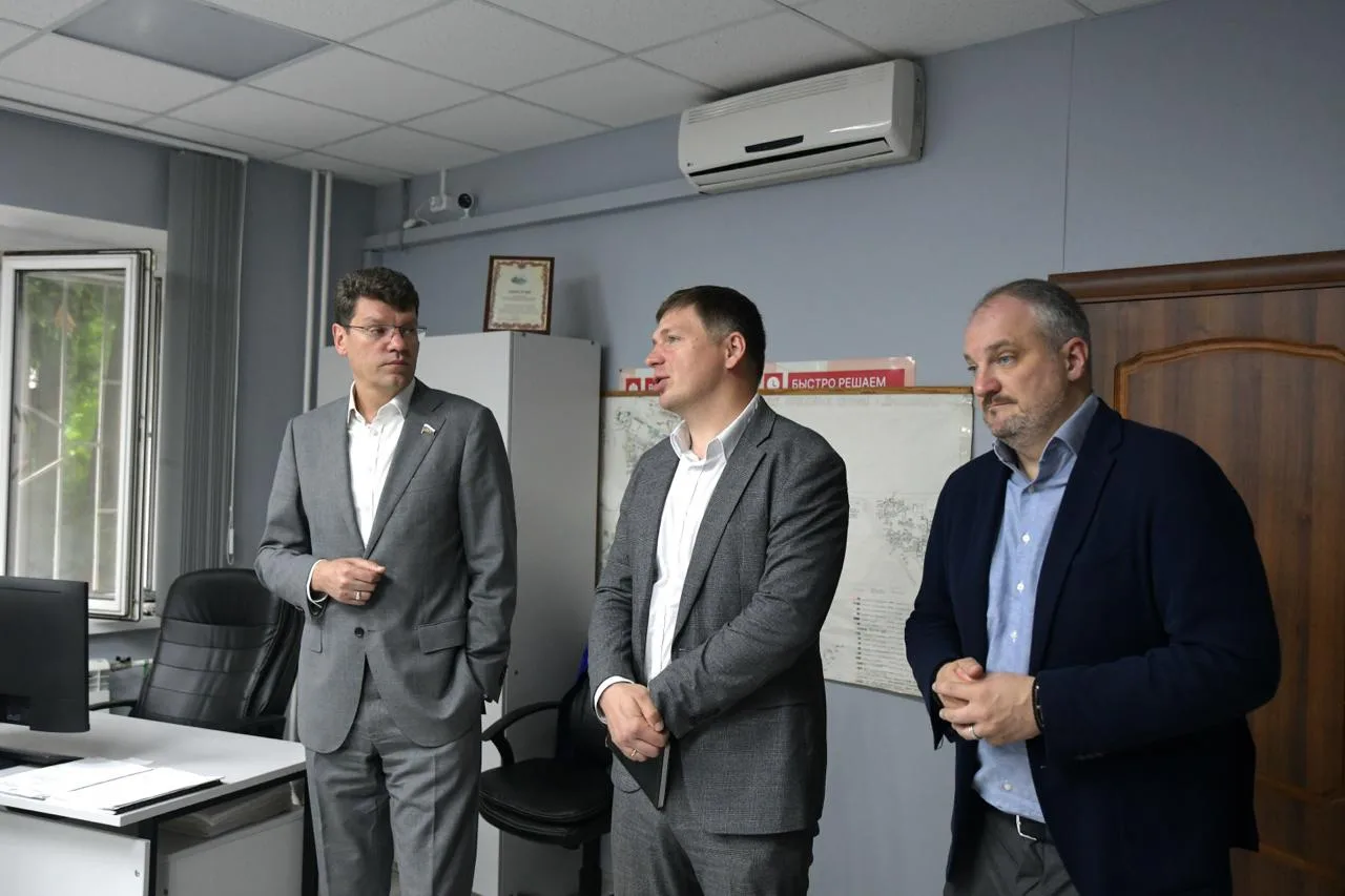 Вместе с главой Дмитровского округа Михаилом Шуваловым встретились с коллективом ГУП МО «Дмитровское