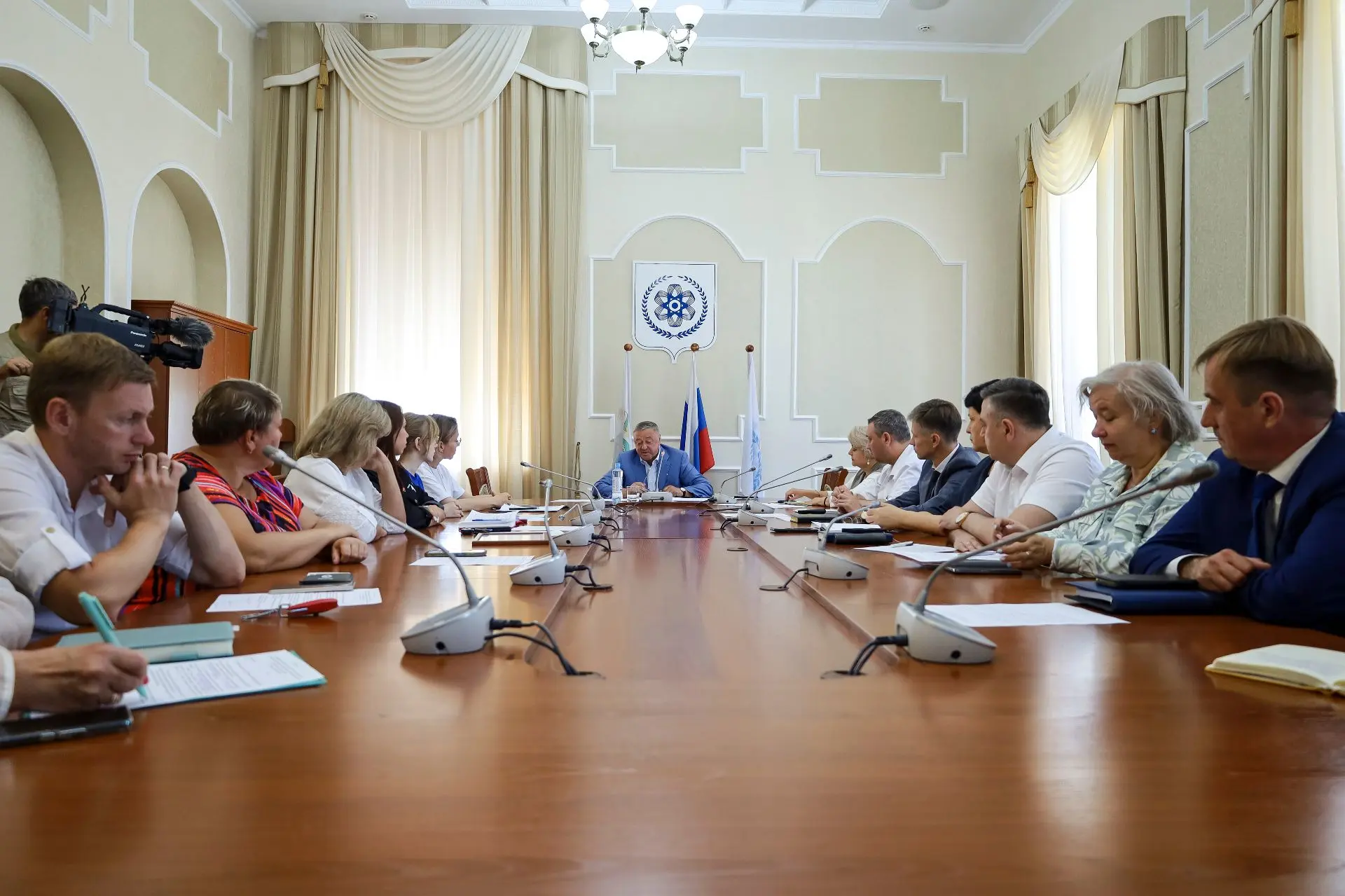 📅 Сегодня в администрации города под председательством мэра Николая Диденко прошло плановое ежеквар