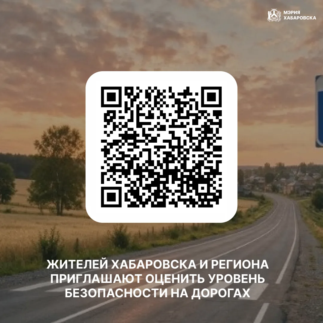 Жителей Хабаровска и региона приглашают оценить уровень безопасности на дорогах