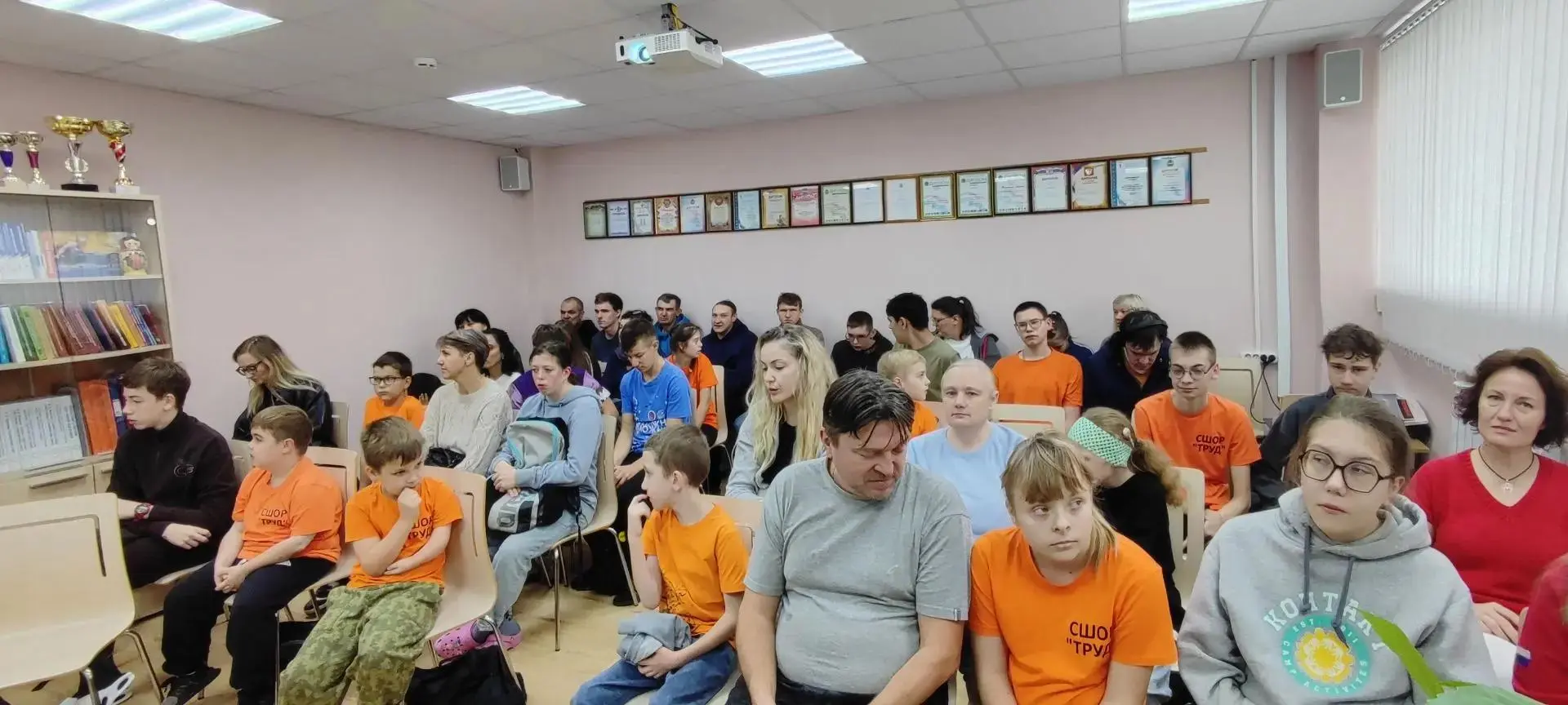 Сегодня в спортивная школа «Труд» стала площадкой Всероссийской акции  «Спортивный дикт...
