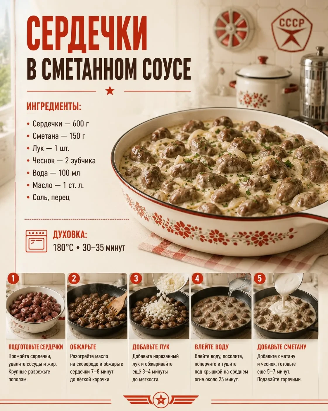 5 СПОСОБОВ ВКУСНО ПРИГОТОВИТЬ КУРИНЫЕ СЕРДЕЧКИ