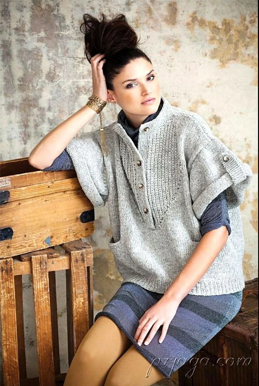 Кофточка спицами Vogue knitting, Fashion, 2011 fashion
