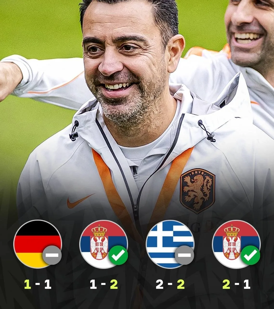 ⚡️🇳🇱 Хороший старт для Хави у руля сборной Нидерландов – 4 матча без поражения!