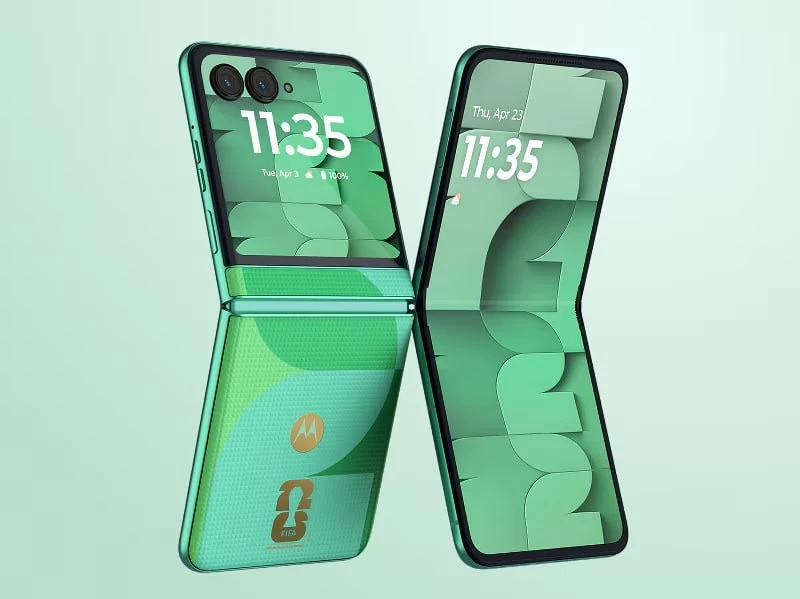 Эта Motorola, кажется, за Мексику. Или Португалию.

Компания выпустила лимитированную версию расклад