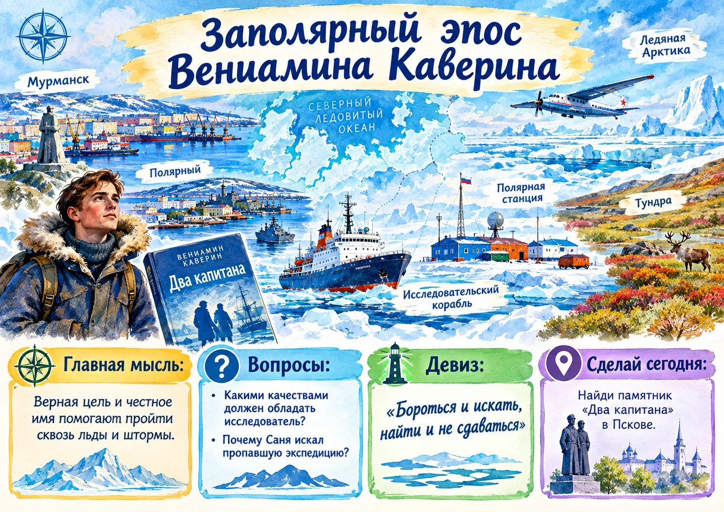 📚Литературная география России.🌏