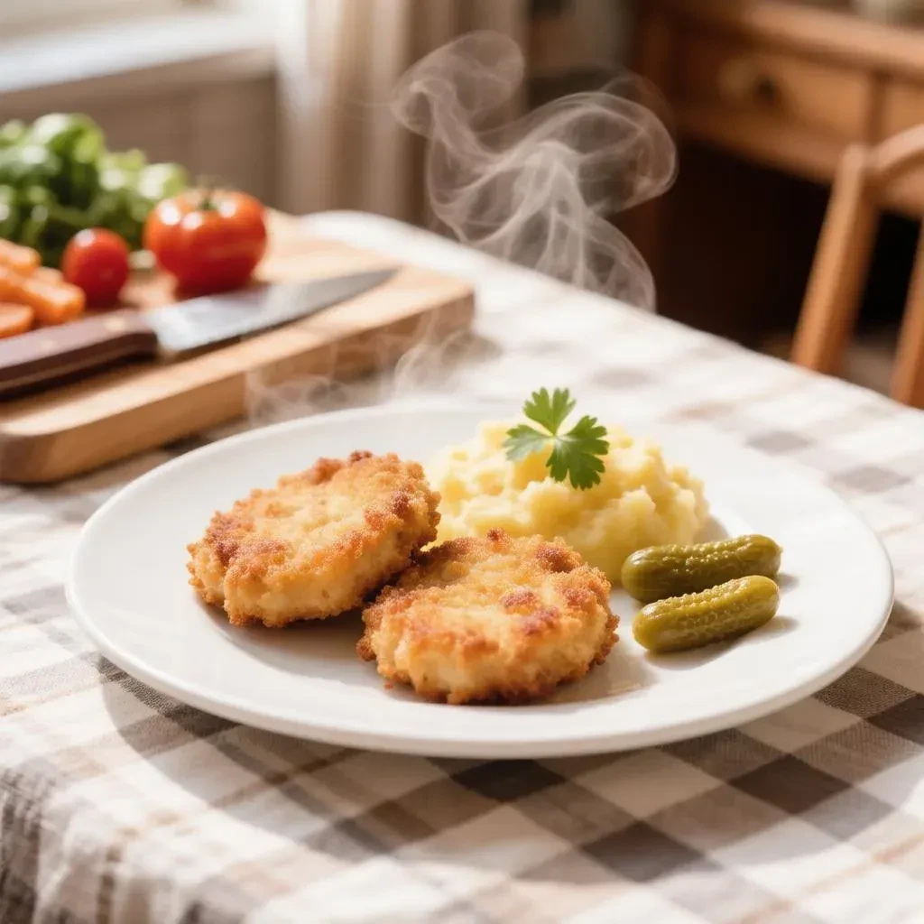 Рецепт лёгкого и вкусного ужина: куриные котлеты с овощным гарниром
Ингредиенты:
куриное филе — 500 