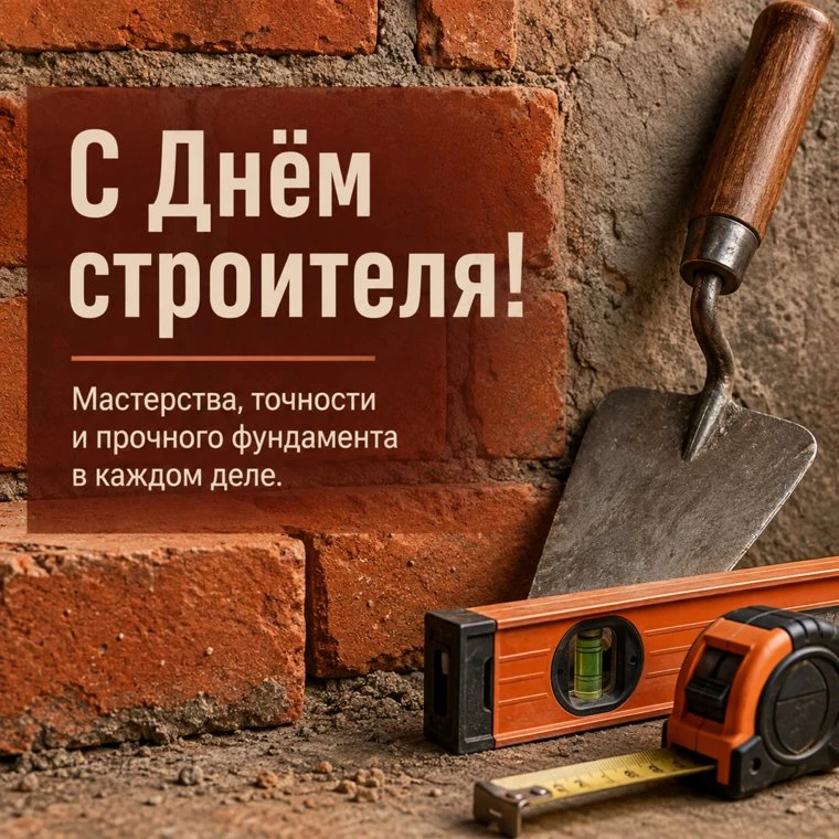 С Днём строителя! 🏗️🔨