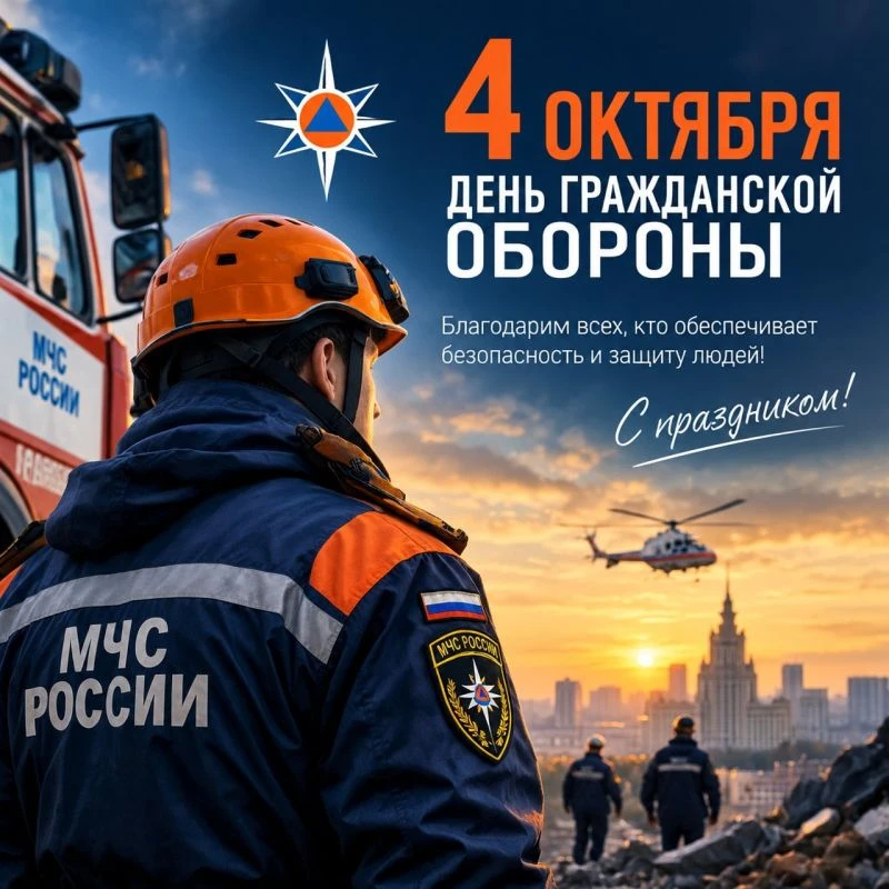 🚨Уважаемые сотрудники и ветераны гражданской обороны МЧС России!