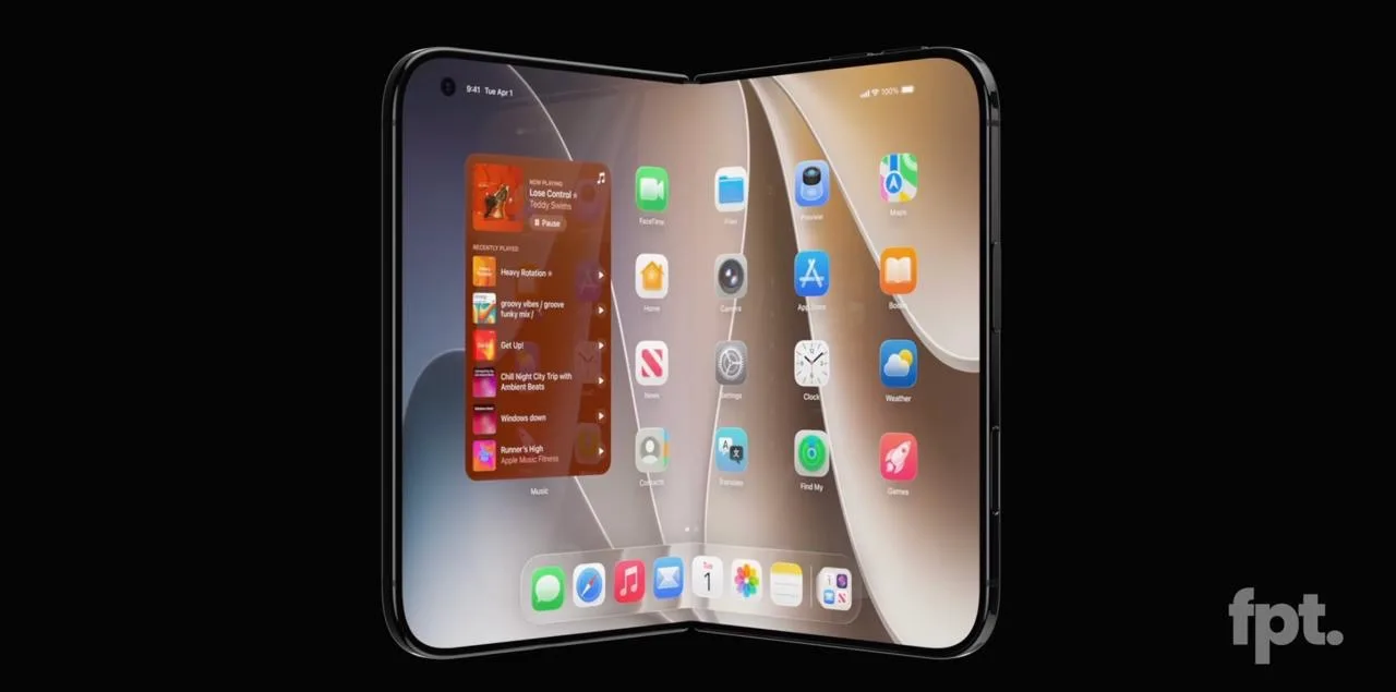 Так может выглядеть первый складной iPhone

Канал fpt. опубликовал детализированные рендеры будущего