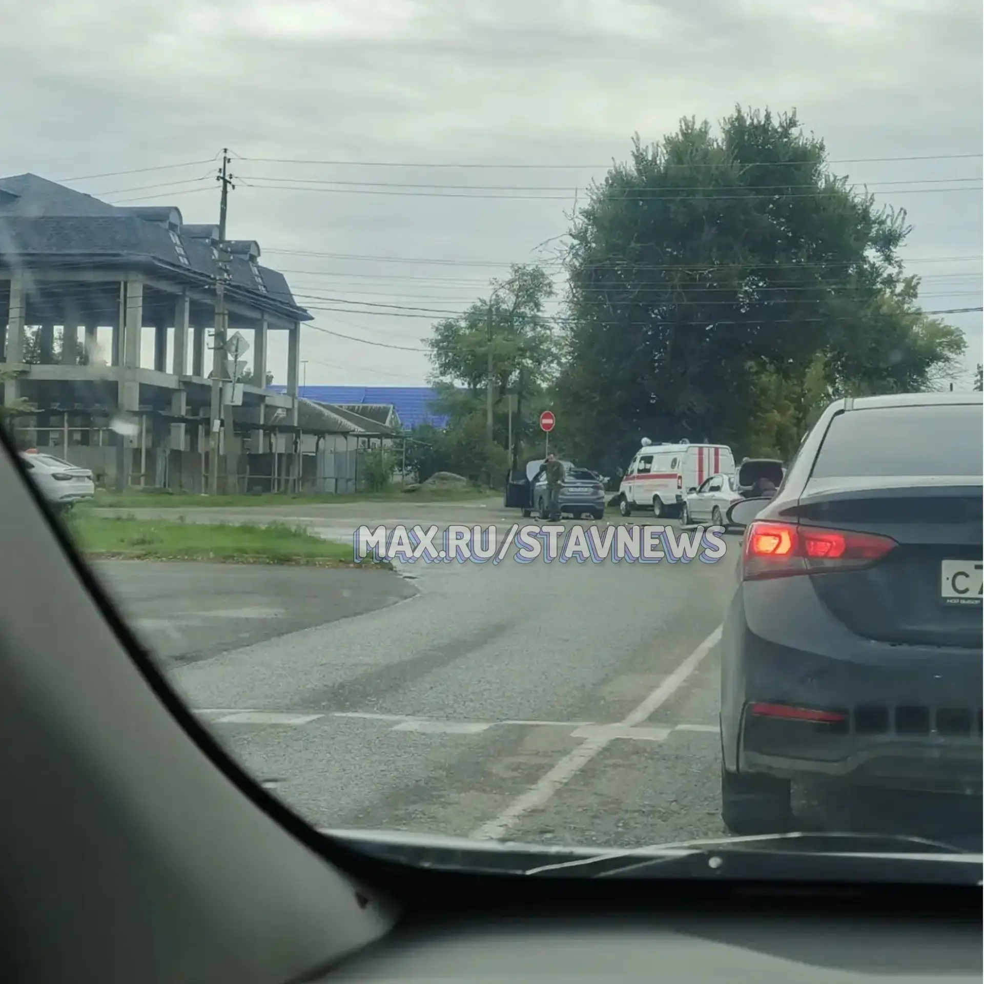 Авария в Буденновске, угол Калинина Чехова (домашняя кухня).