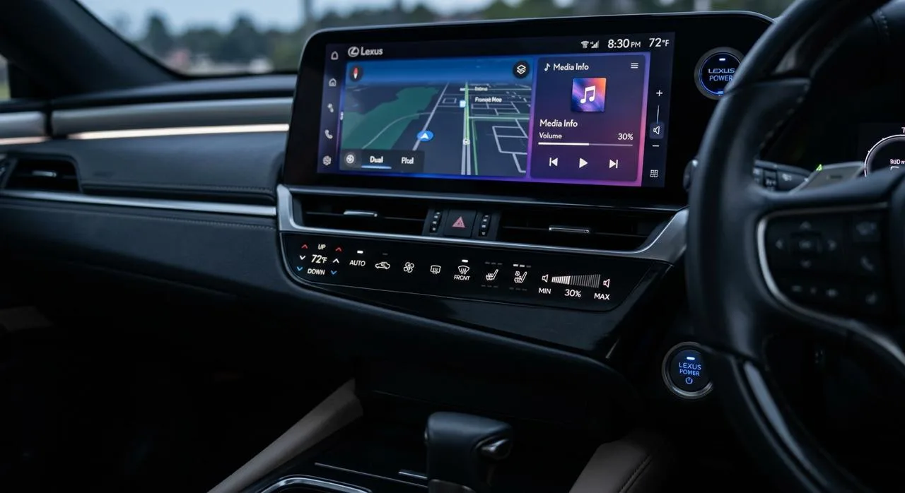 Lexus возвращает физические кнопки