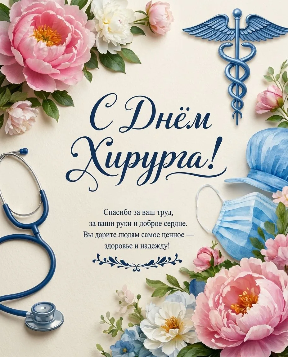 Поздравляем с Днём хирурга!