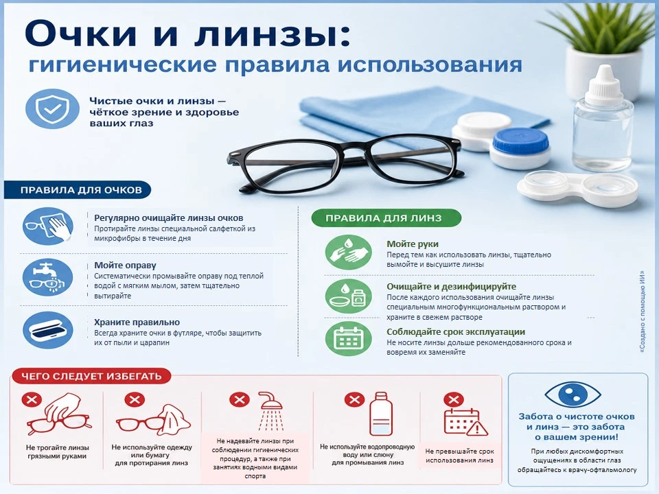 👀Уважаемые подписчики, сегодня расскажем вам о гигиенических правилах использования оч...
