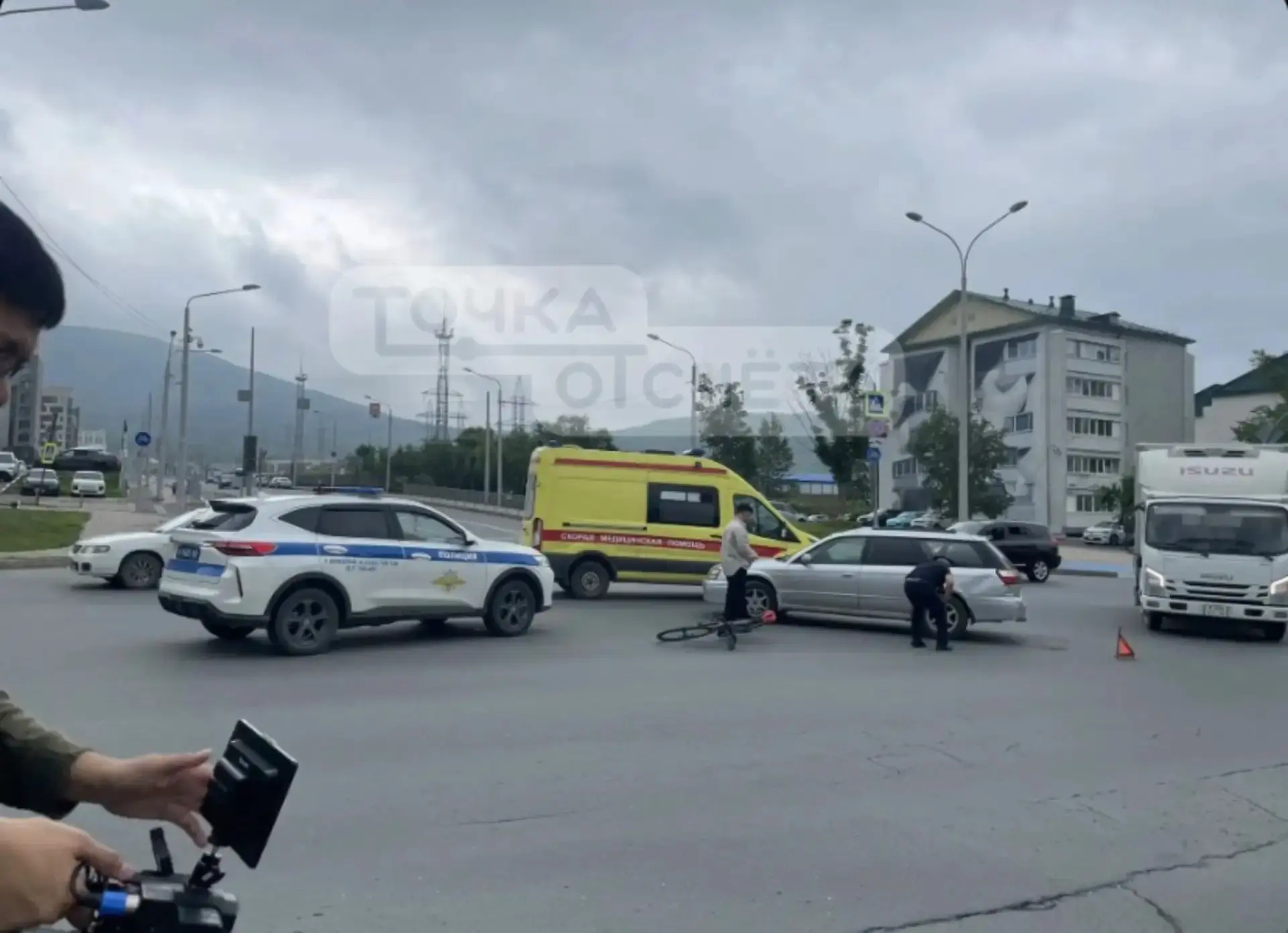 ⚡️Универсал сбил велосипедиста в Южно-Сахалинске

ДТП произошло в Южно-Сахалинске сегодня, 30 июля, 