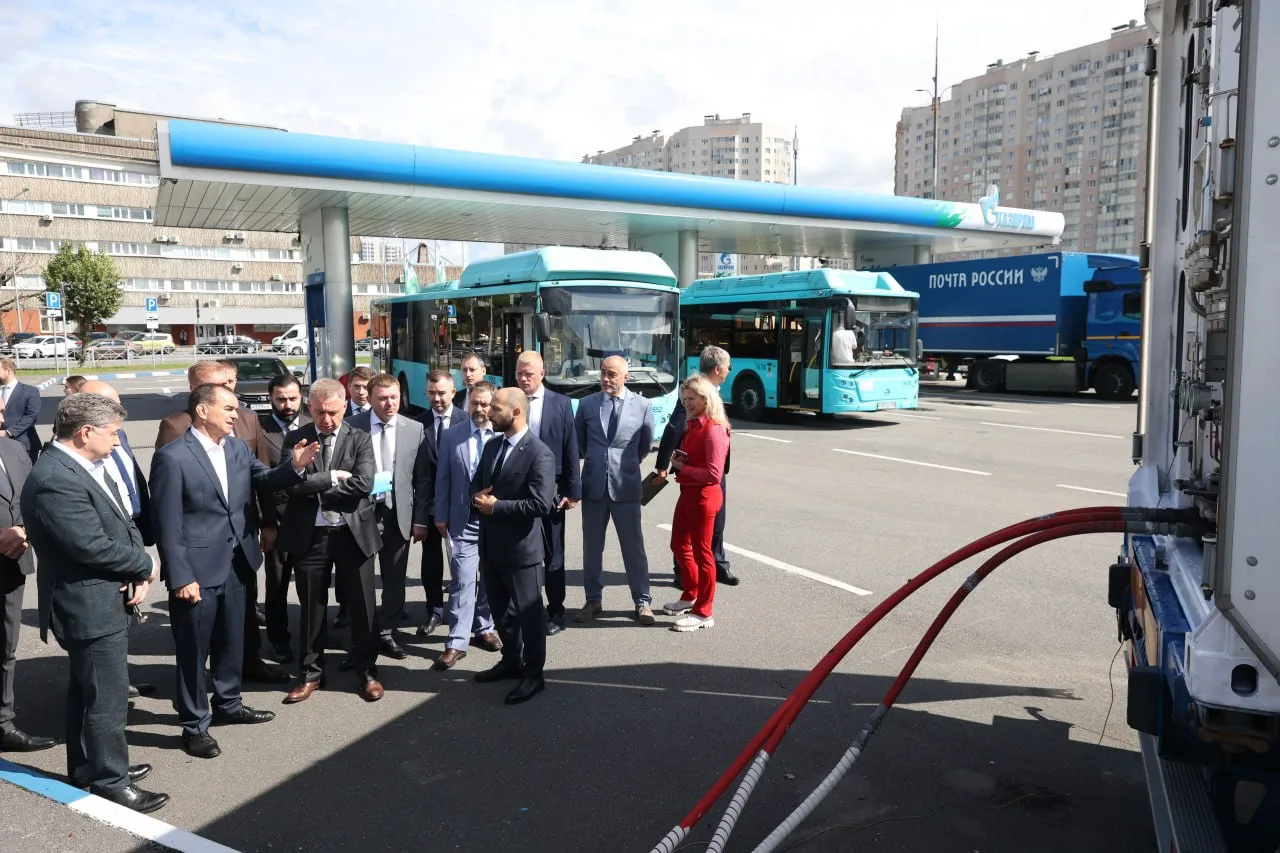 Краснодарский край и Санкт-Петербург обмениваются опытом в использовании метана для зап...