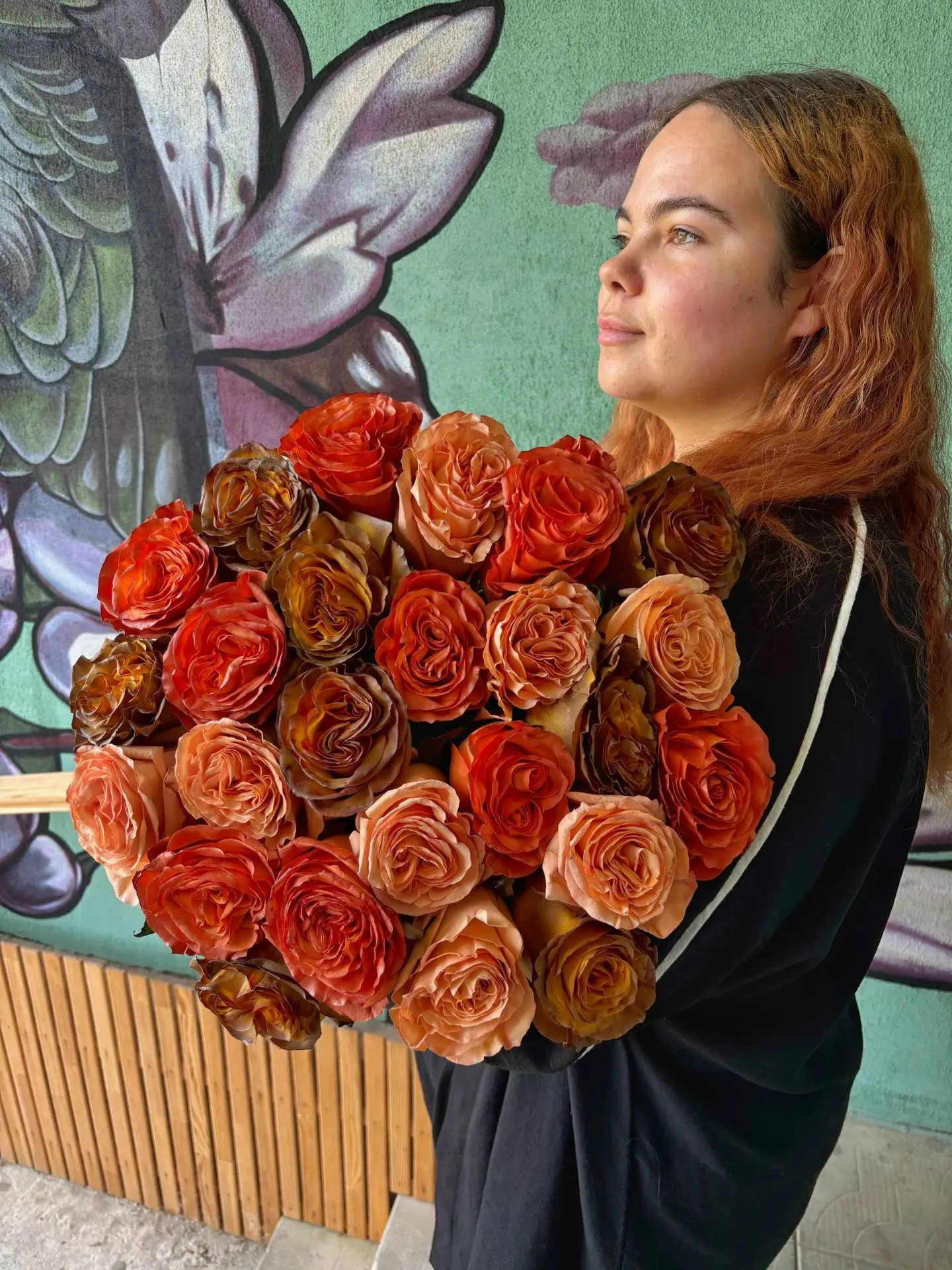 Шикарная роза в наличии 🧡💛🤎