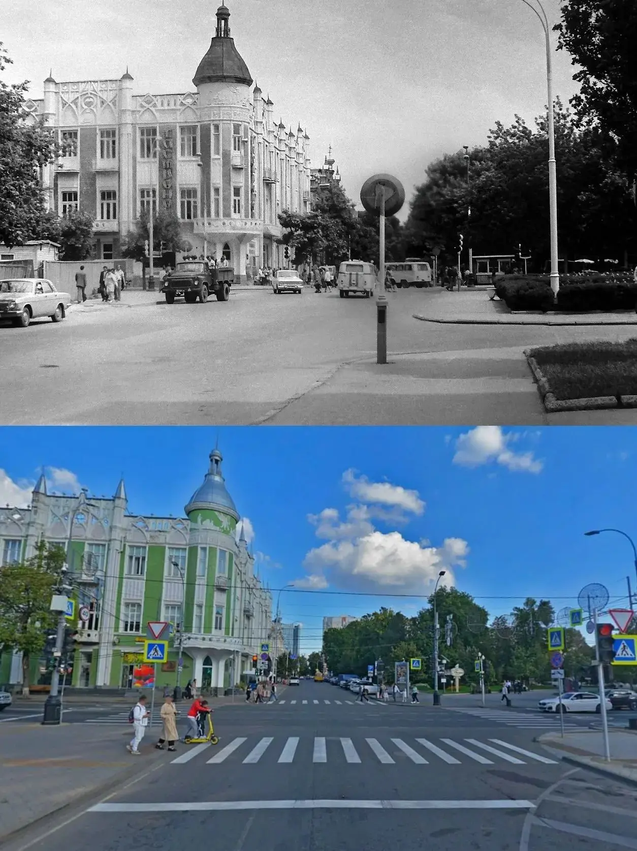Краснодар сквозь десятилетия: 1978 и 2025 годы
