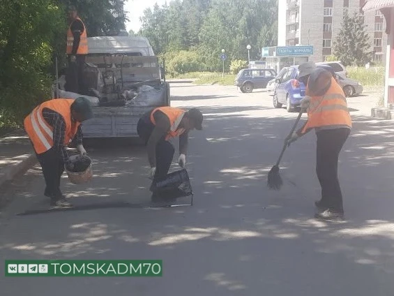 🚧В Академгородке ведут гарантийный ремонт проездов