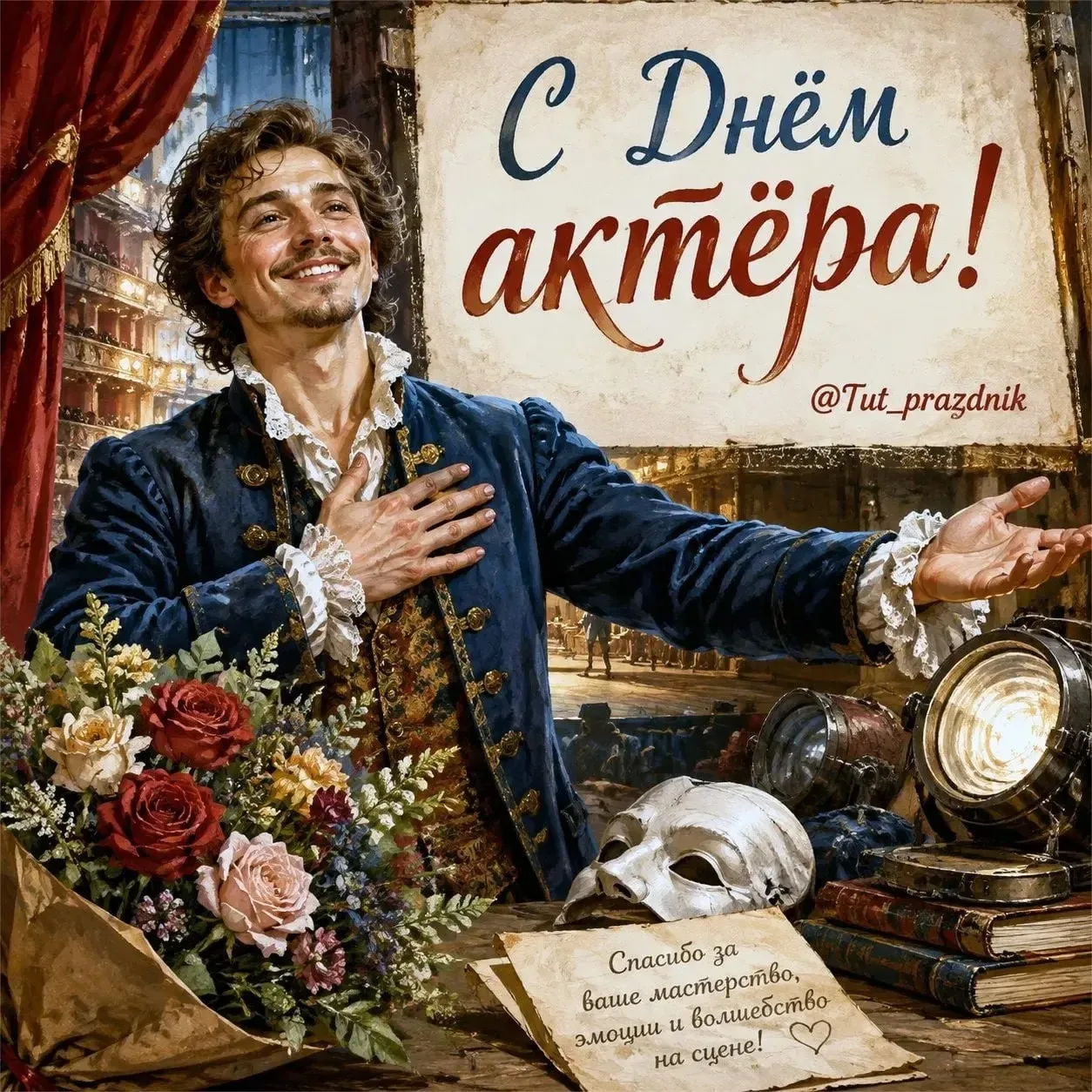 🎭 26 августа — Международный день актёра