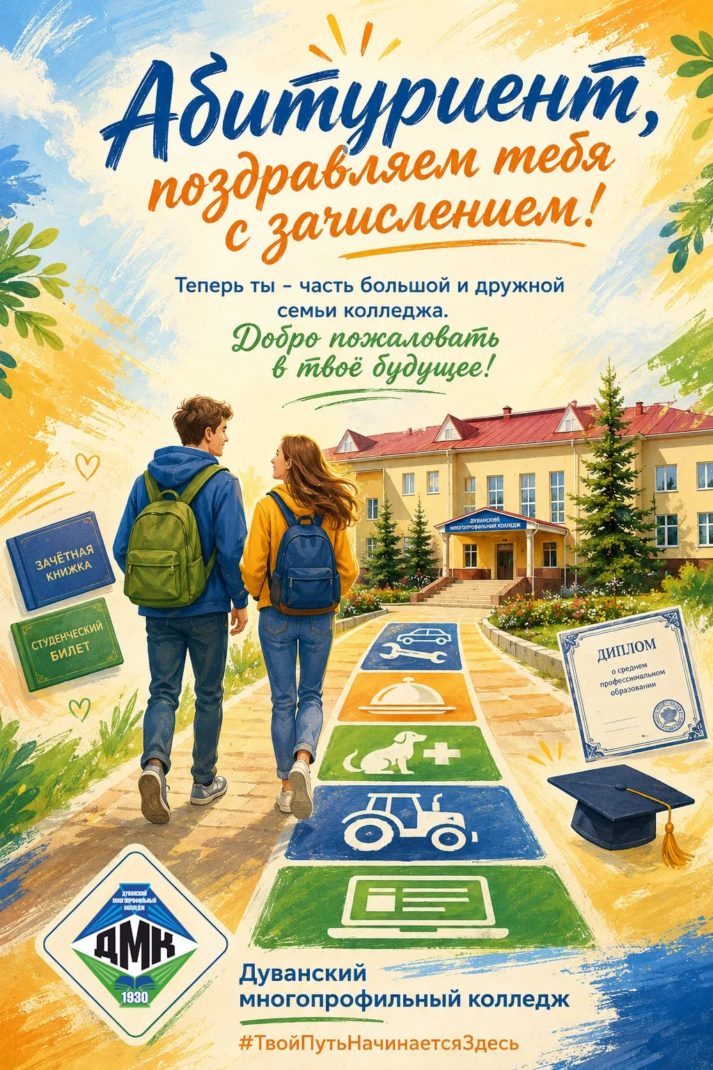 За неделю к нам присоединились 13 студентов - добро пожаловать в колледж!
