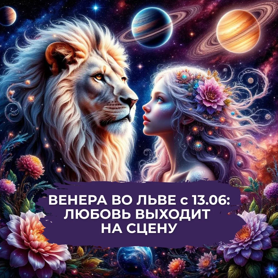 ВЕНЕРА ВО ЛЬВЕ с 13.06: ЛЮБОВЬ ВЫХОДИТ НА СЦЕНУ

С 13 июня по 9 июля Венера будет пребывать в знаке 