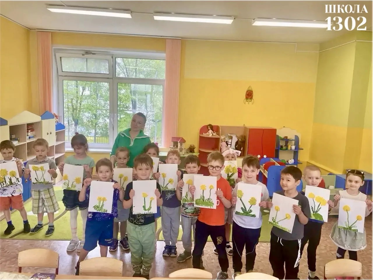🌼 ДЕНЬ ОДУВАНЧИКОВ  Сегодня в дошкольных группах прошёл настоящий День одуванчиков!  👧 Ребята с удов