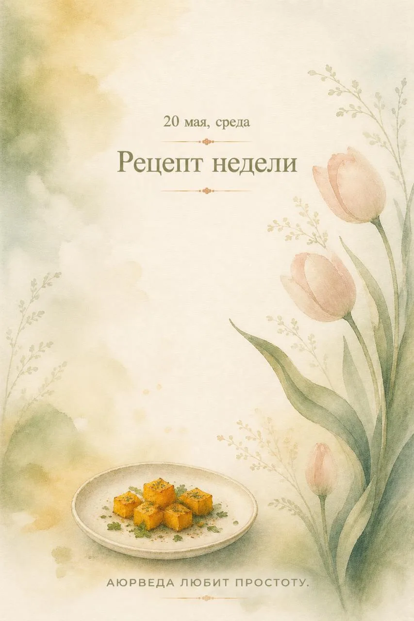 20 мая, среда. 🎃Рецепт недели.  Май заканчивается. Тепло пришло — и тело уже по-другому реагирует на