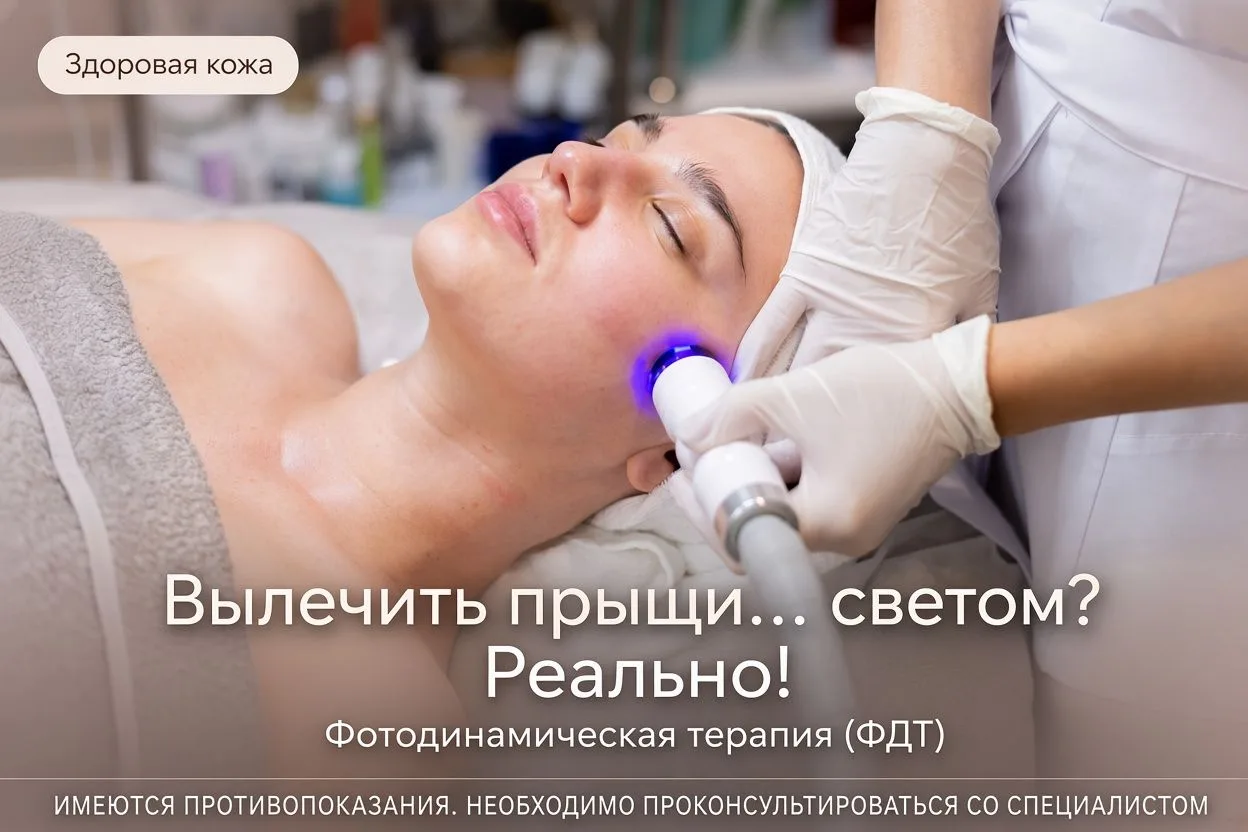 Вылечить прыщи... светом? Реально!