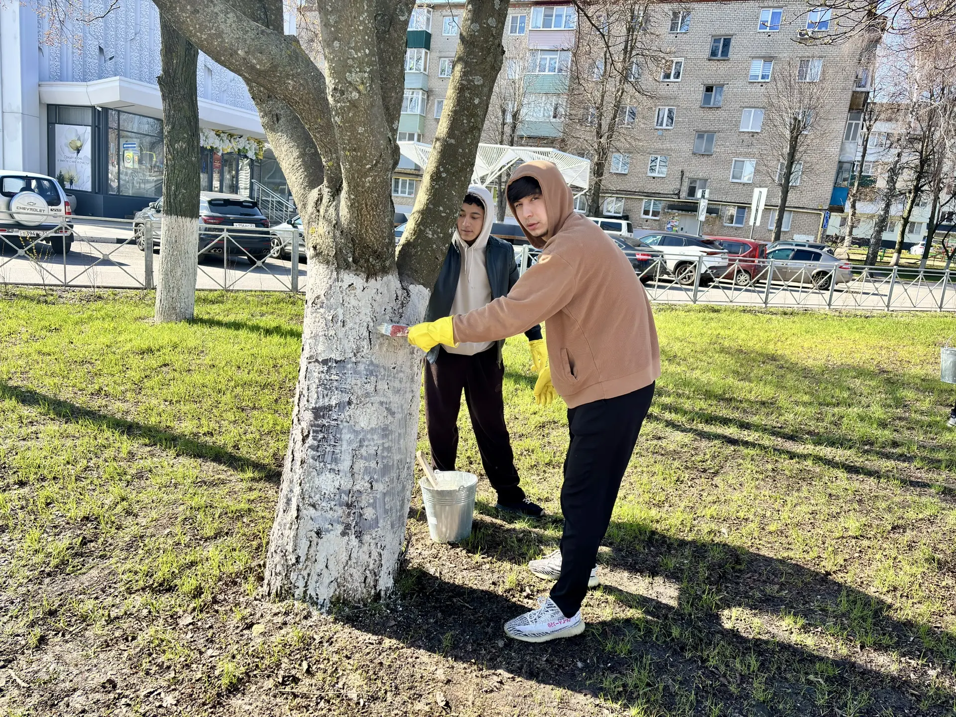 В рамках Всероссийской недели субботников «Мы за чистоту» студенты ГФ НИТУ «МИСИС» приняли участие в