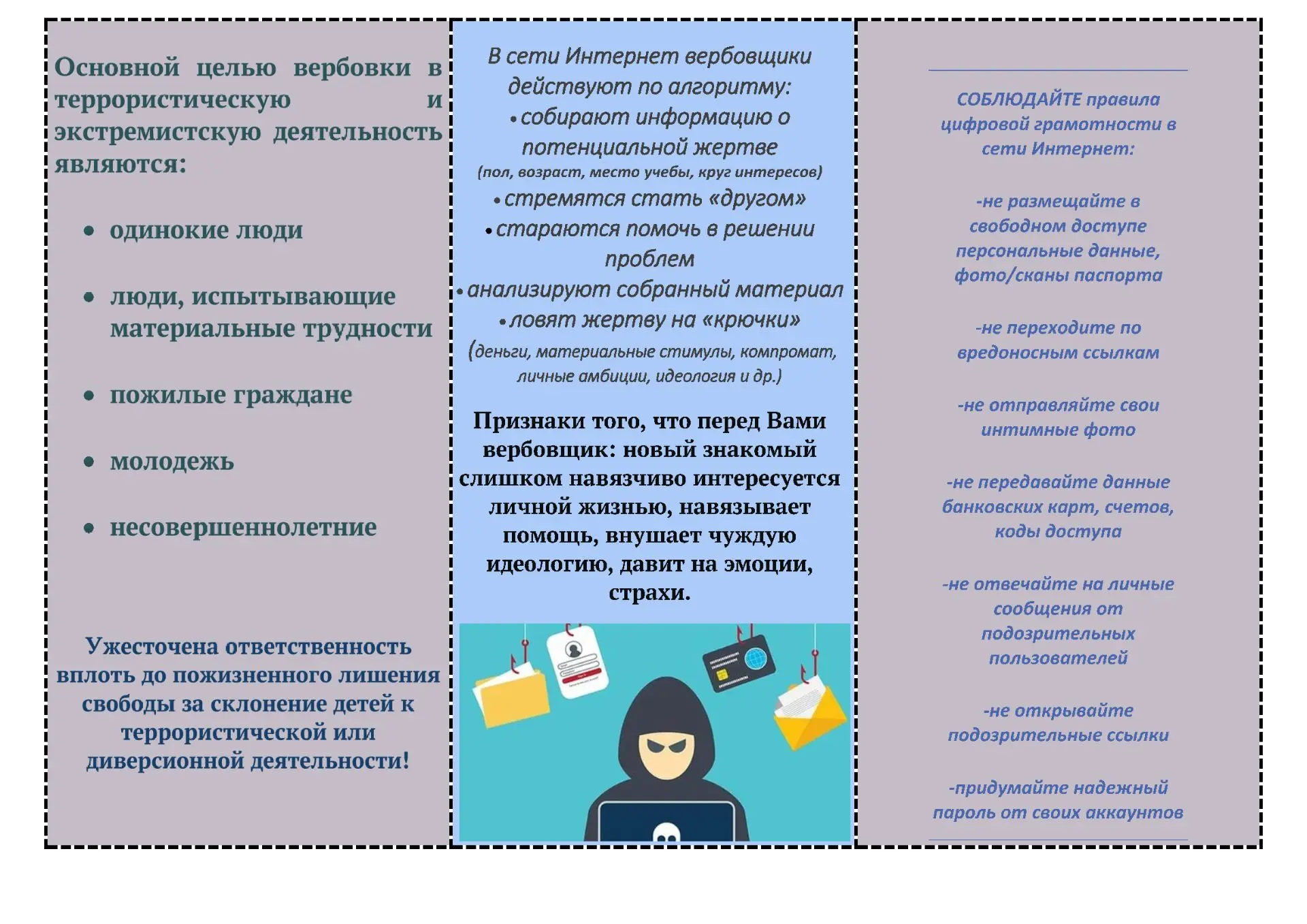 Важно! Продолжаем серию публикаций по профилактике терроризма и экстремизма