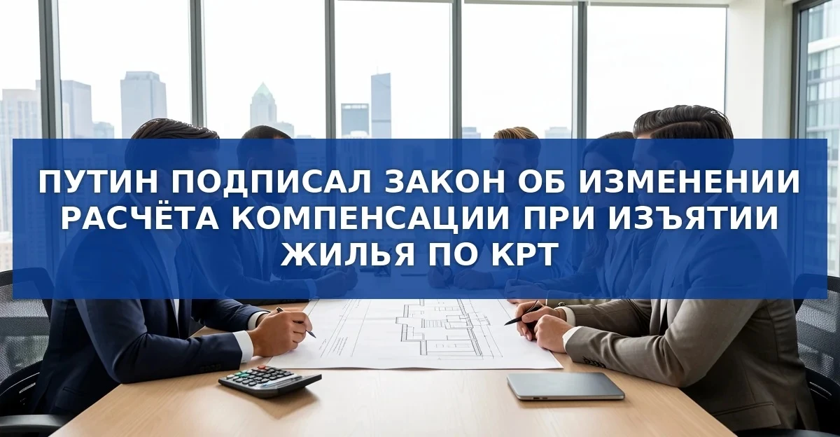 Новый порядок расчёта компенсации при изъятии жилья по КРТ