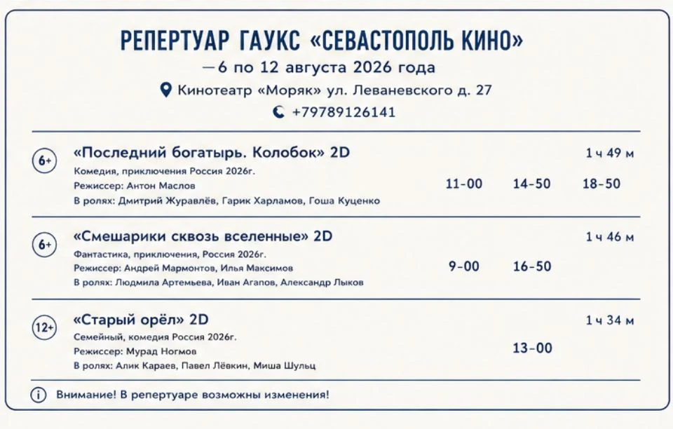 Кинотеатр «Моряк» ул. Леваневского д. 27