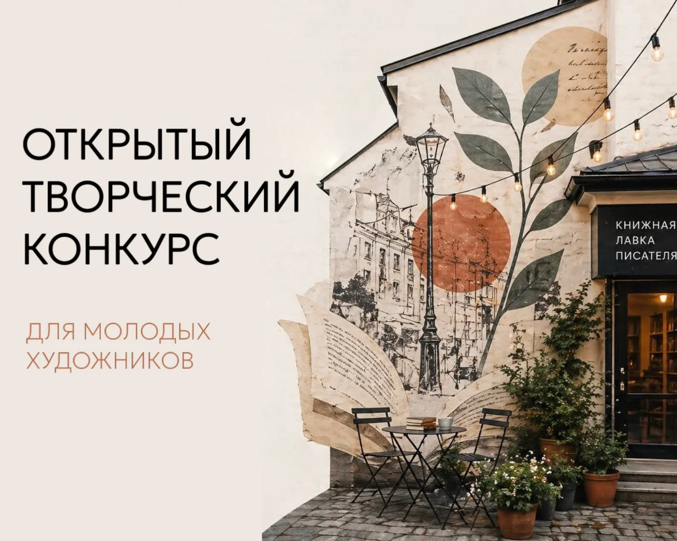 Продолжаем прием конкурсных работ на художественное оформление стены во внутреннем дворике обновлённ