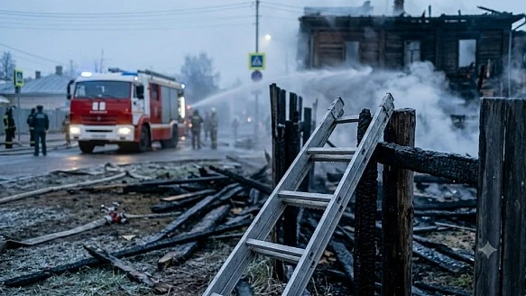 🔥Житель Сургута спас своих соседей из горящего дома на улице Приозерной.  В кооперативе «Рябинка» за