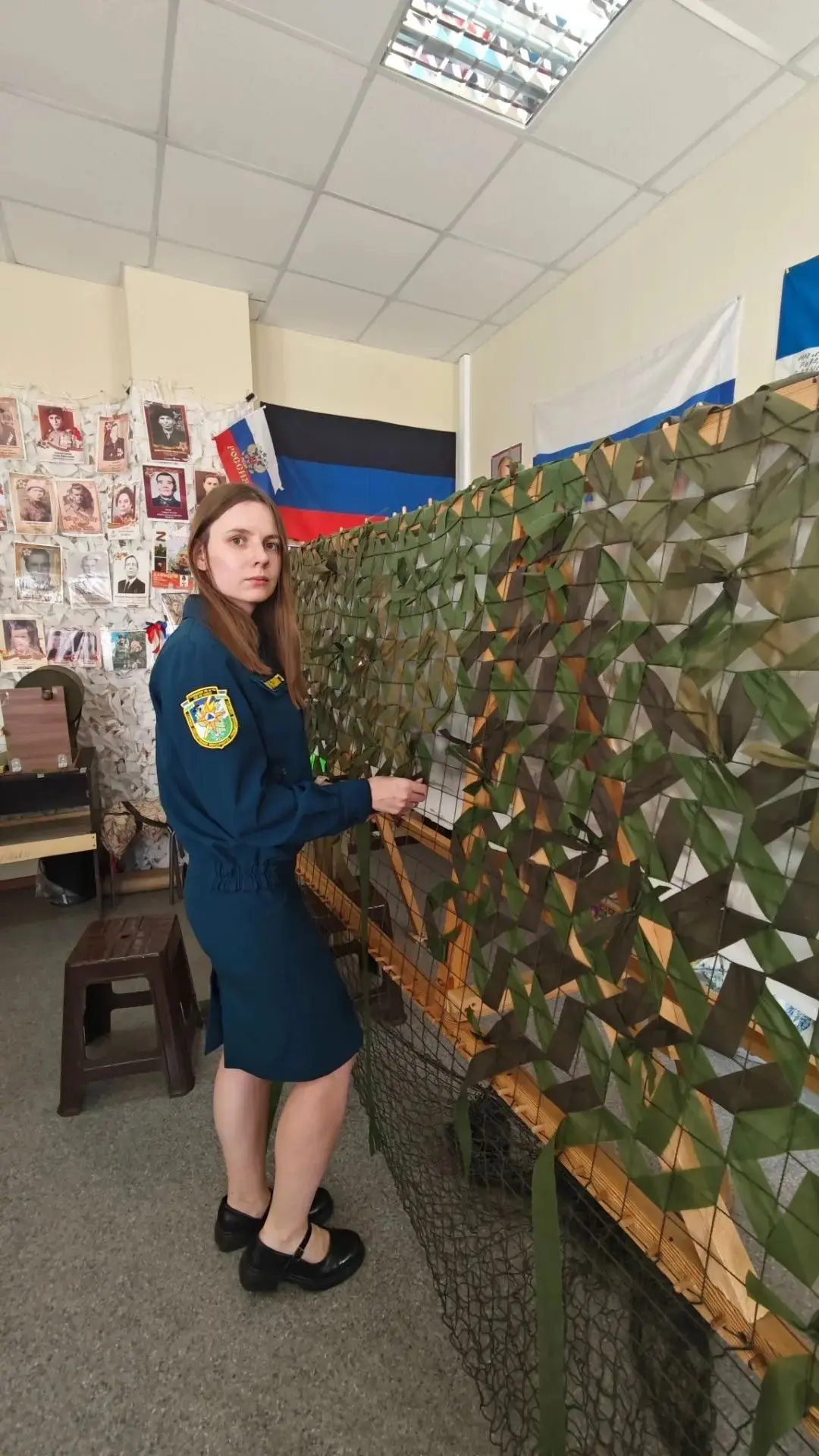Коллектив Службы обеспечения мероприятий гражданской защиты Госкомитета РБ по ЧС приним...