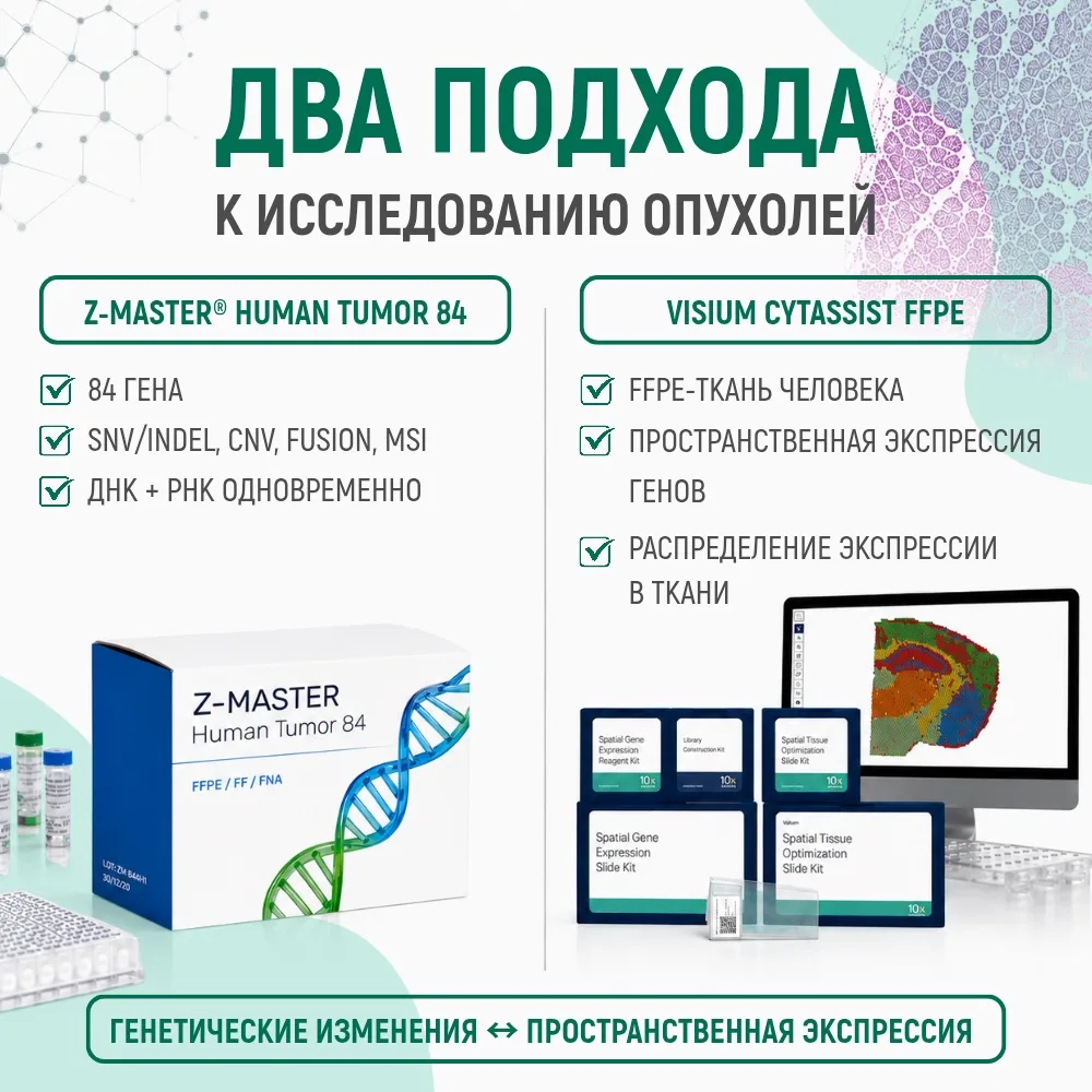 🔎 Когда вы исследуете опухолевый образец, вам может понадобиться получить разные типы ...