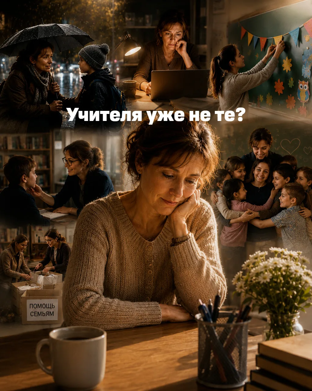 Недавно услышала фразу: «Учителя сейчас уже не те». И почему-то весь день не могла выбр...