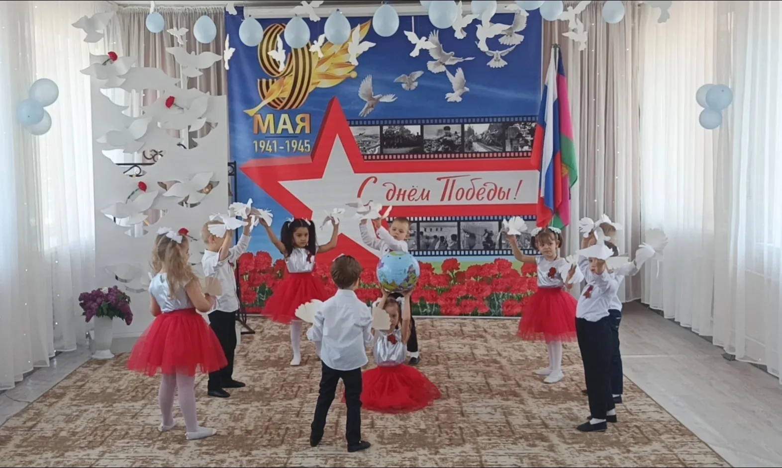 В рамках патриотического месячника "Марш Победы", в предверии празднования Дня Победы в детском саду