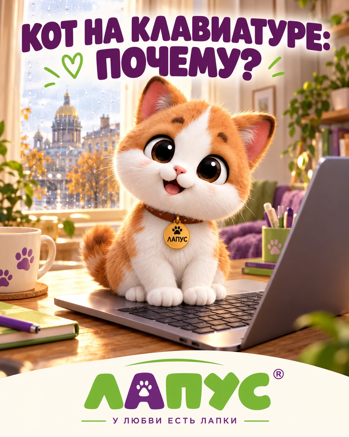 Вы открыли ноутбук. Кот открыл заседание 🐾