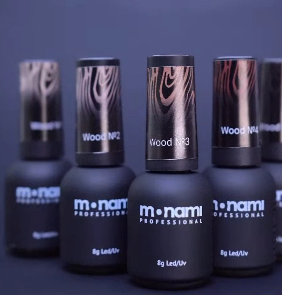 Monami WOOD — новая коллекция коричневых оттенков лёгких в нанесении и оставляющих тёпл...