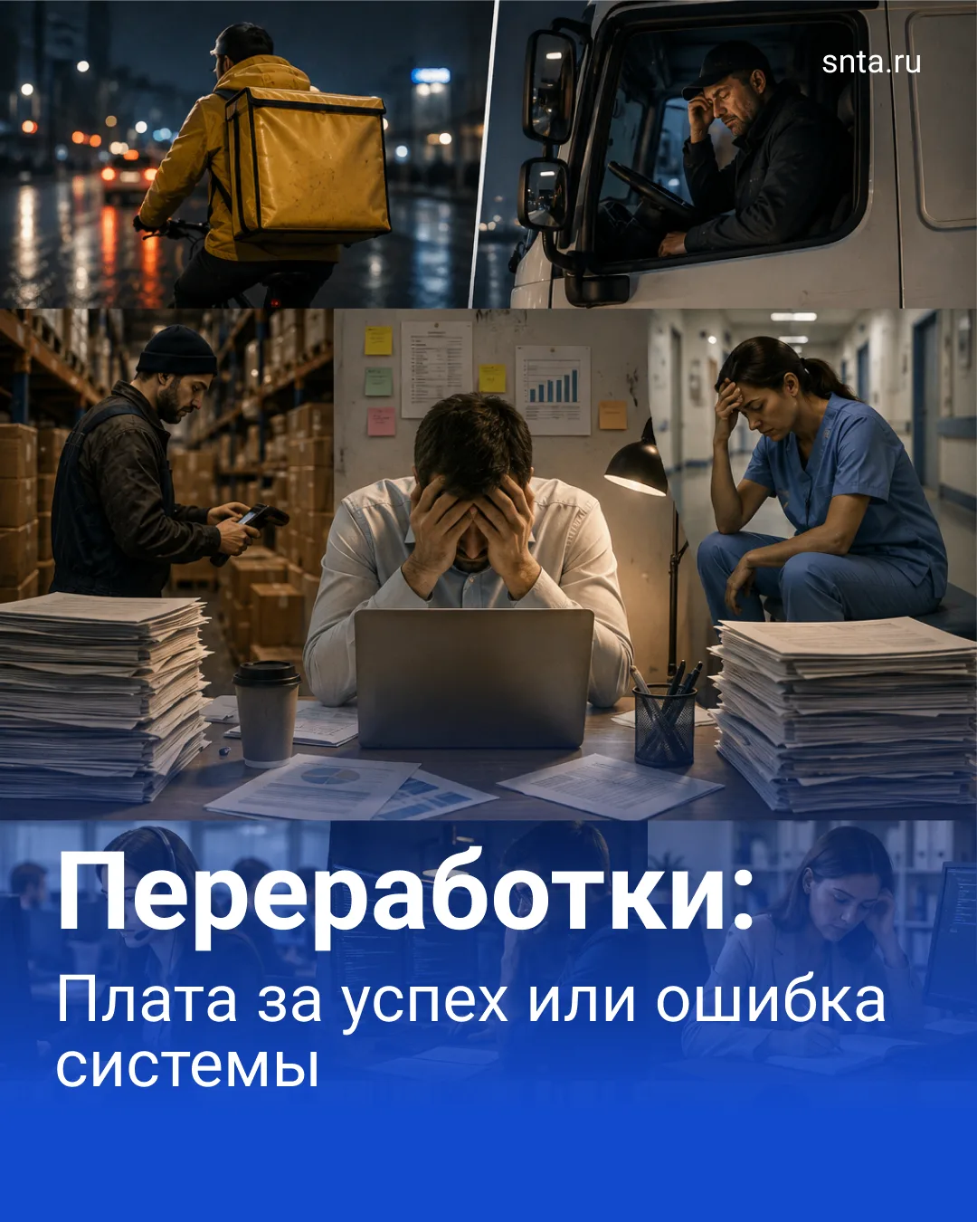 👨‍💻 Каждый второй россиянин работает сверхурочно