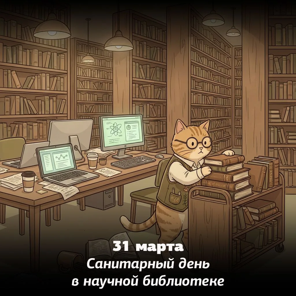 🗓 31 марта — санитарный день в Научной библиотеке РУДН