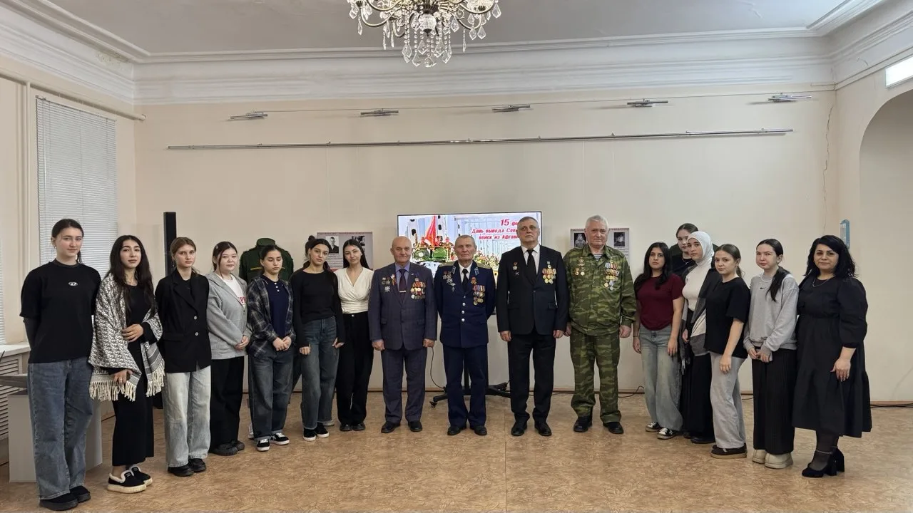 В музее прошла встреча с ветеранами Афганской войны