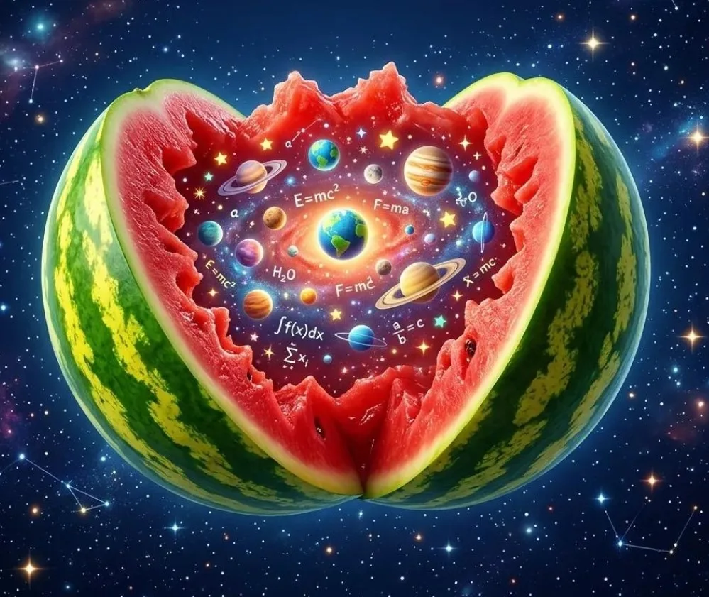 3 августа - день арбуза!  🍉 Знаете, почему арбуз — это не просто вкусно, а ещё и научно?

Арбуз — э