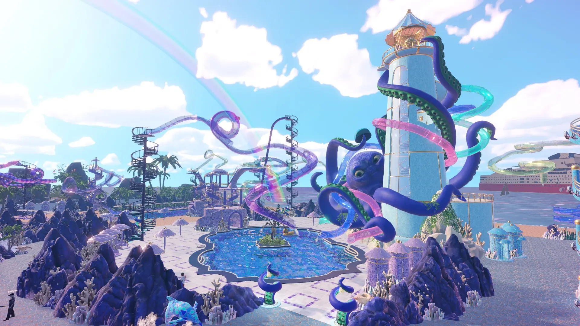 Waterpark Simulator вышел 31 июля. За неделю — 11 тысяч отзывов в Steam, 95% положитель...
