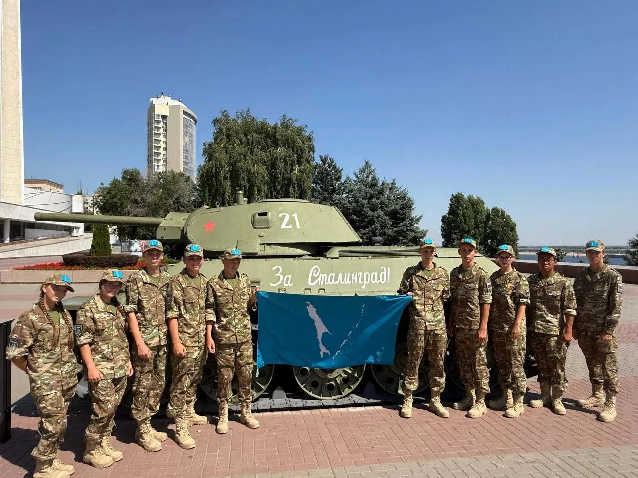 Команда «Воин Гвардии» в Волгограде — в самом сердце финала «Зарницы 2.0»! 🔥