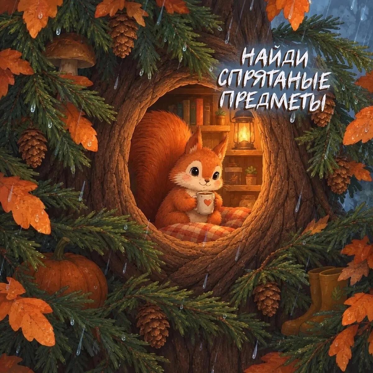 Разомнём глазки и поиграем в «поиск предметов» 😉
