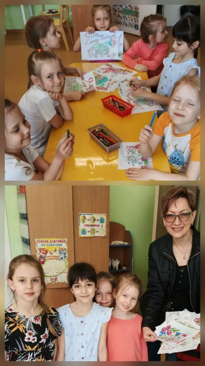 Ребята из групп «Золотой Ключик», «Росинка» и «Звёздочки» вместе с педагогами и родителями подготови