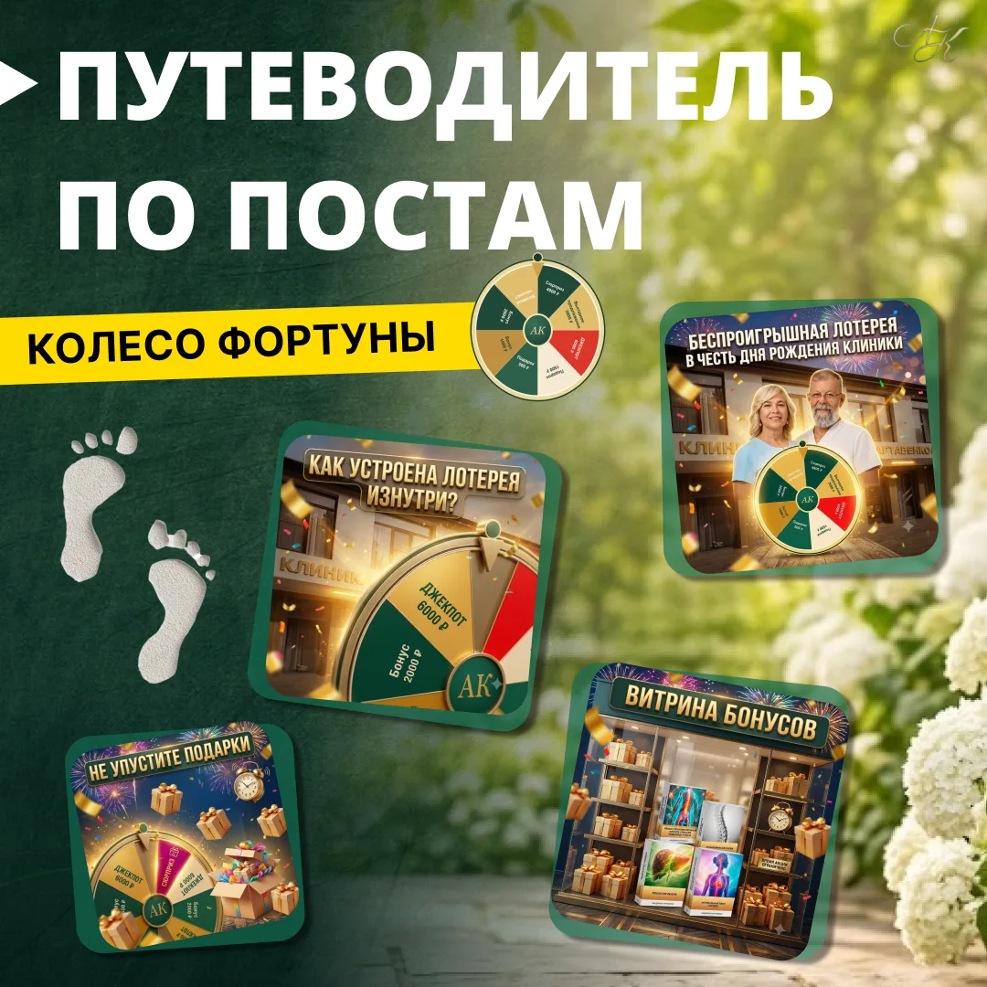 📌 НАВИГАЦИЯ ПО ПРАЗДНИЧНОЙ АКЦИИ

Для тех, кто всё пропустил — сегодня последний день акции «Колесо
