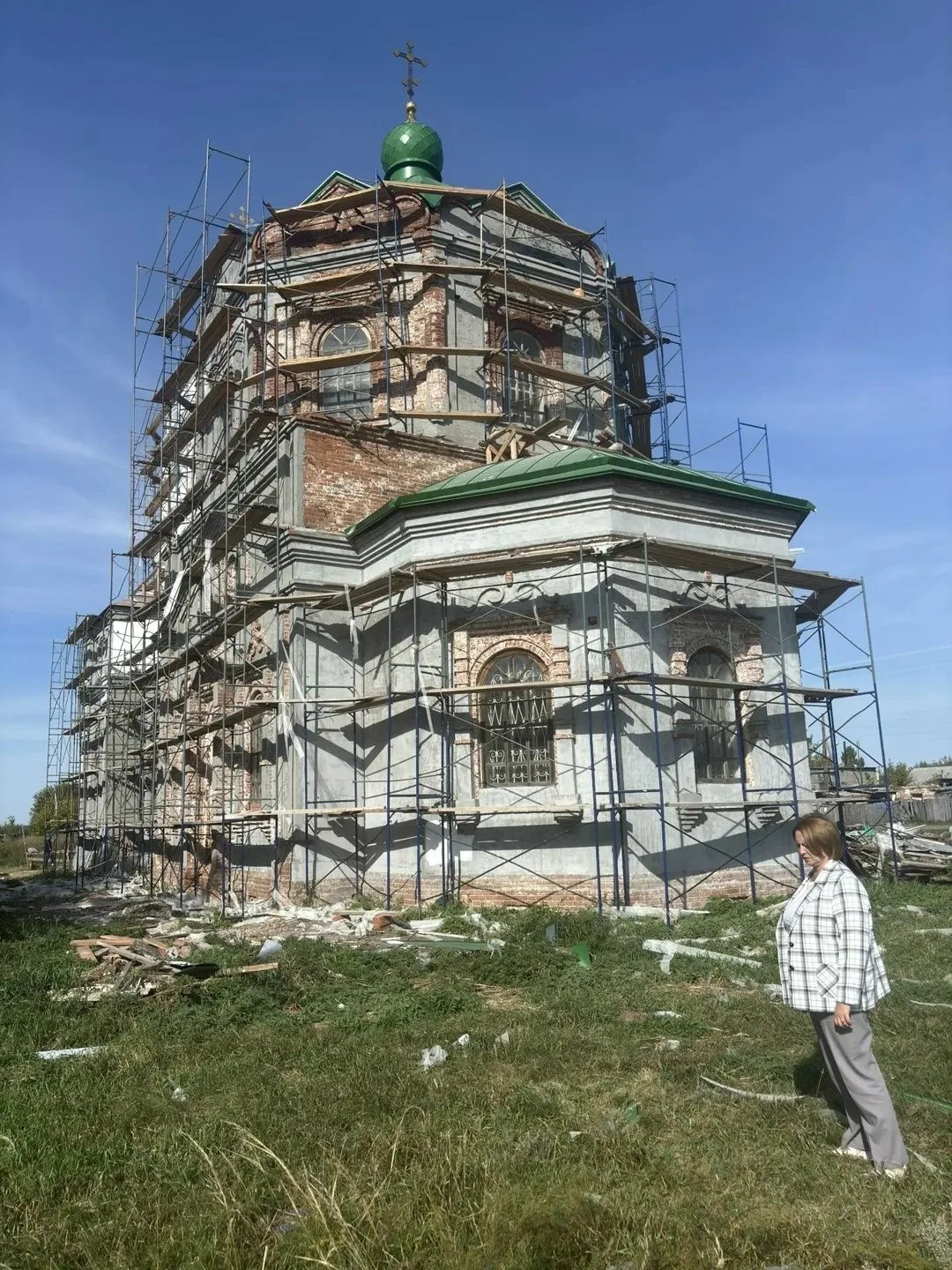 Большое Курейное: возрождение храма XIX века.